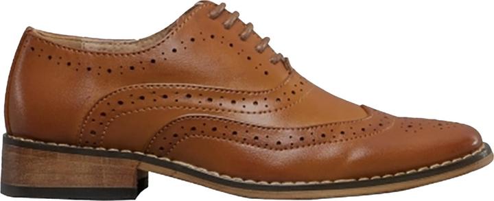 Produktbild Universal Textiles Jungen Schnürschuhe mit Flügelkappe und Lochverzierungen (39)