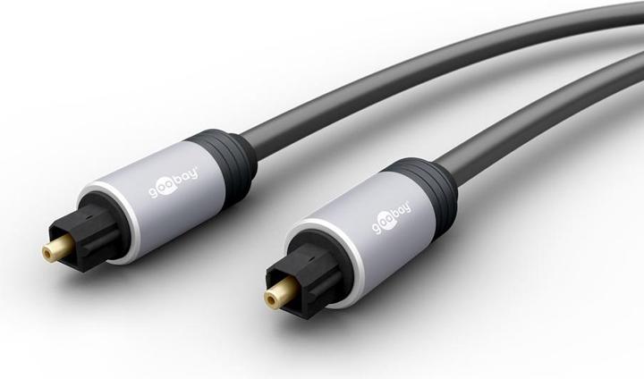 Produktbild Goobay Toslink Kabel mit Metallsteckern (5 m, Oberklasse, Optisch)