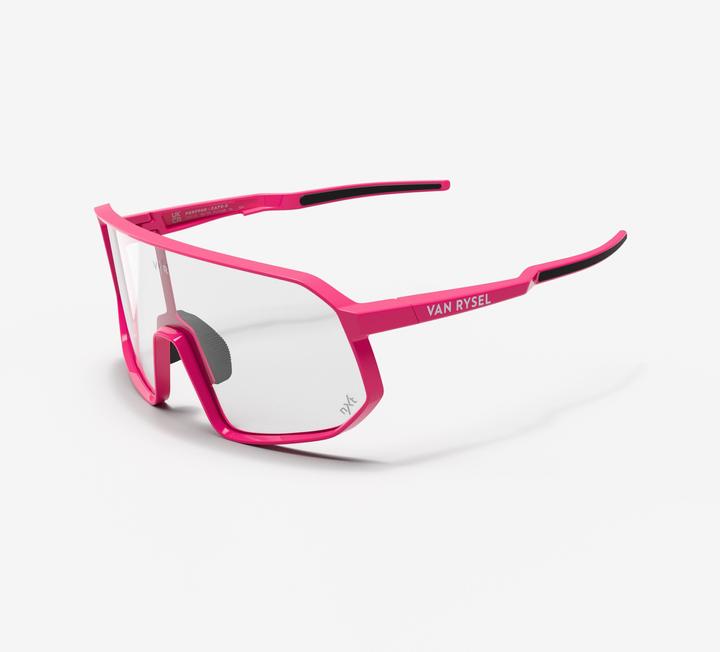 Van rysel Fahrradbrille RR 900 Perf photochrom NXT® 2025 rosa (Rosa, Transparent)
