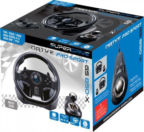 Actual product image Subsonic Superdrive DRIVE PRO SPORT GS850-X (Xbox Series S, PS4, Xbox One S, Xbox One X, Xbox Series X)