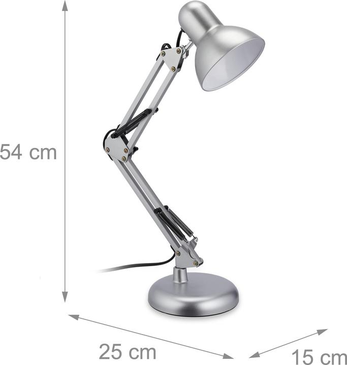Image du produit Relaxdays Lampe de bureau (E27)