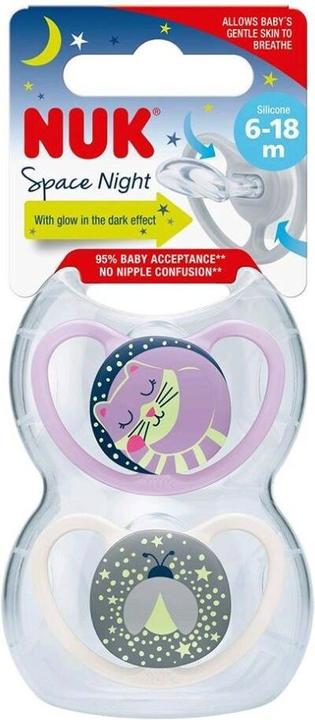 Produktbild NUK Space Night 6-18 m (2 x, ab 18 Monaten)
