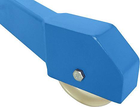 Produktbild Janssen Hydraulik-Technik Werkstattkran BLUE, TF 500 kg, Fahrgestell gespreizt, Hydraulik doppelt wirkend