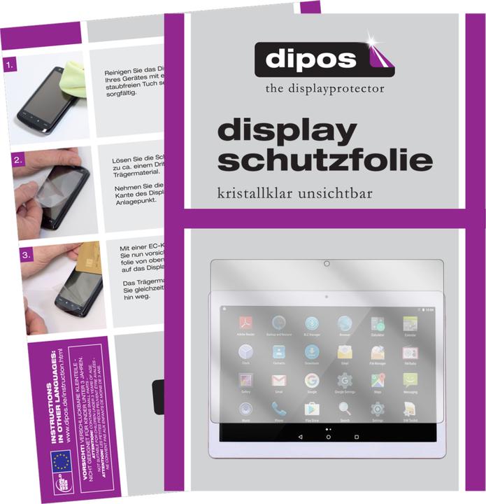 Actual product image Dipos Screen Protector Crystalclear (2 Piece, Sannuo 10.1)