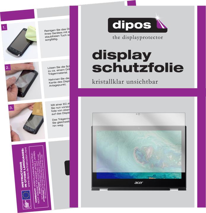 Produktbild Dipos Displayschutzfolie Crystalclear (2 Stück, Spin 1)
