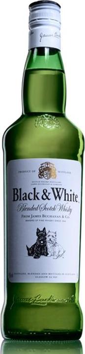 Produktbild James Buchanan Black and White (Scotch Whisky, Blended Whisky, 1 x 70 cl)