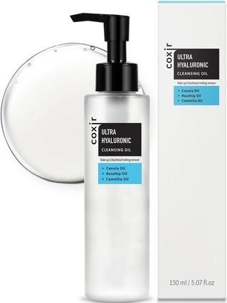 Coxir Ultra-Hyaluronic Cleansing Oil 150ml 5.07 fl.oz. Ohne Parabene Ein Schritt Make-up-Entferner für (Öl, 150 ml)