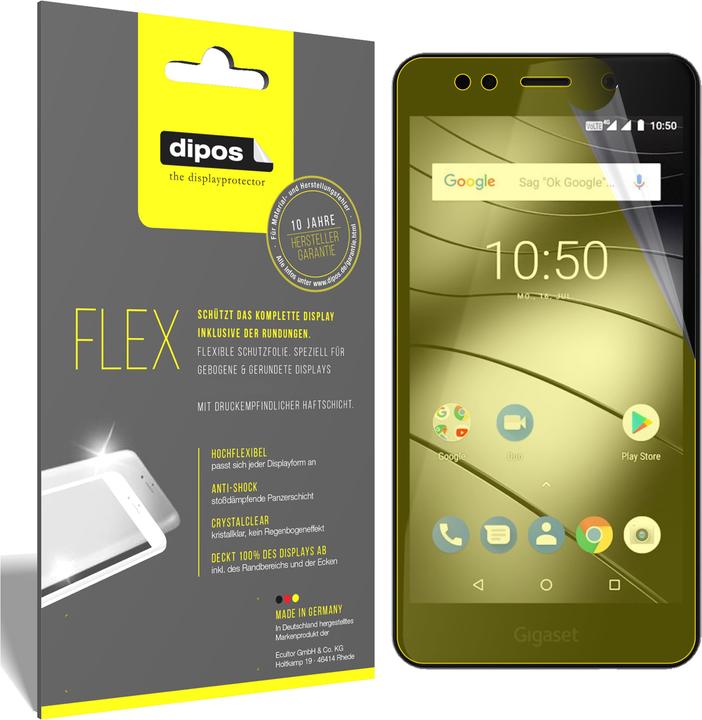 Produktbild Dipos Displayschutzfolie Full-Cover 3D (2 Stück, Gigaset GS180)