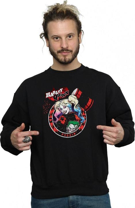 Immagine prodotto Felpa in cotone con patch Harley Quinn Joker (4XL)