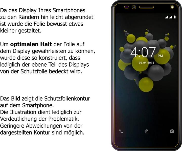 Actual product image Dipos Screen Protector Anti-Shock (2 Piece, Allview A9 Plus)