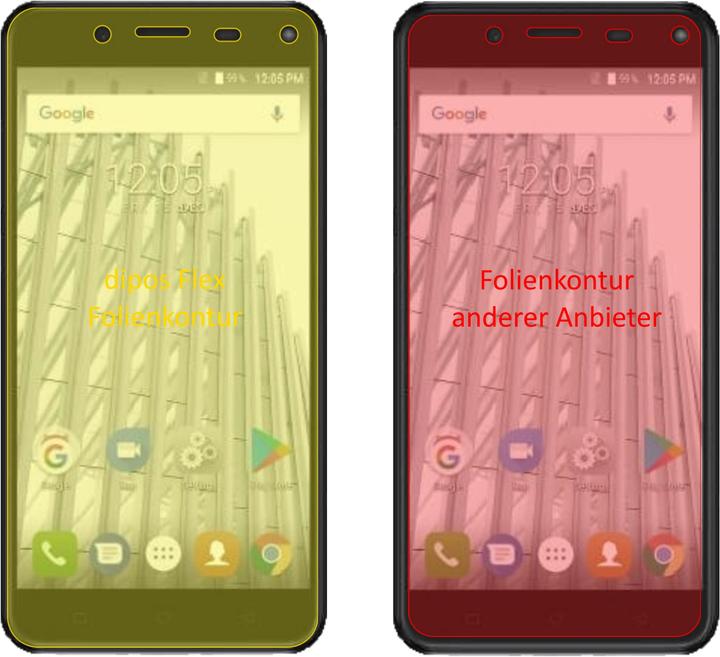 Actual product image Dipos Screen Protector Full-Cover 3D (3 Piece, Walton Primo HM4i)