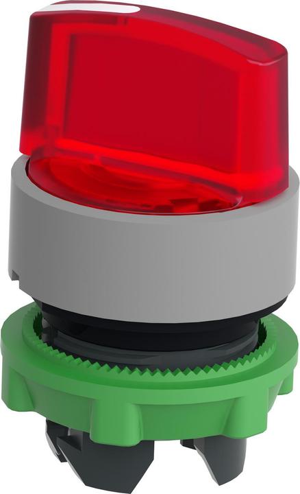 Actual product image Schneider Electric Illuminated selector switch, front, plastic, ZB5AK1243C0