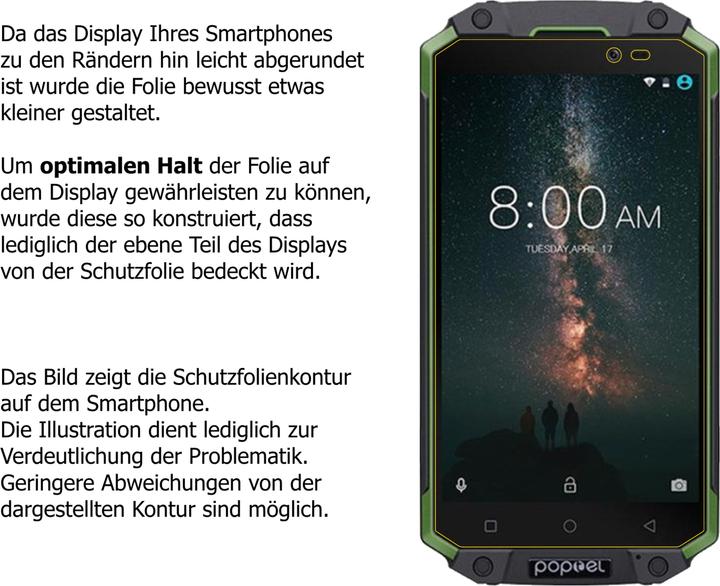 Actual product image Dipos Screen Protector Anti-Shock (2 Piece, Poptel P9000 Max)