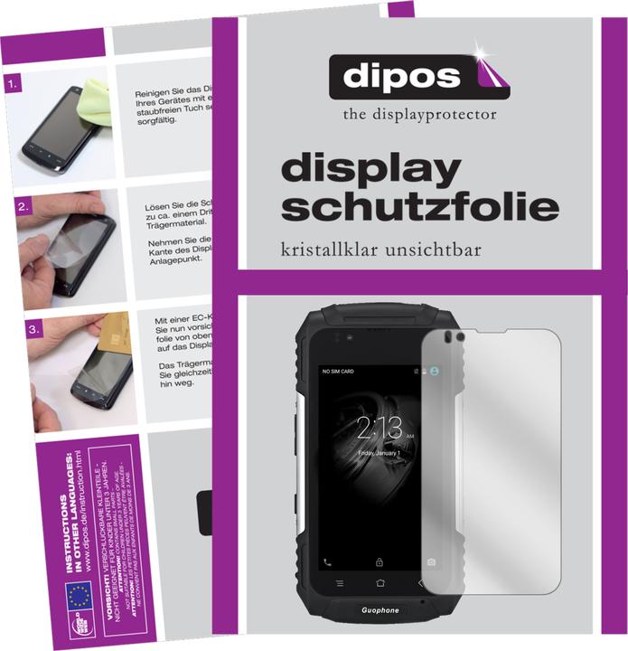 Produktbild Dipos Displayschutzfolie Crystalclear (1 Stück, Guophone V88)