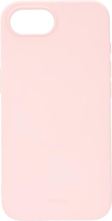 Actual product image Onsala Phone Case iPhone 16E Back Silicone Touch MagSerie Chalk Pink (Apple iPhone 16e)