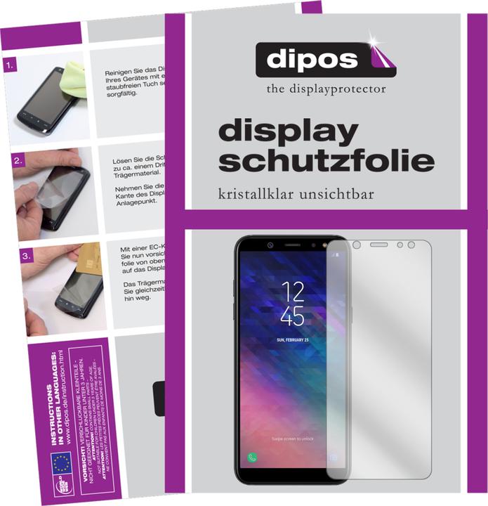 Immagine prodotto Dipos Pellicola Protettiva (2 Pezzo/i, Samsung Galaxy A6)