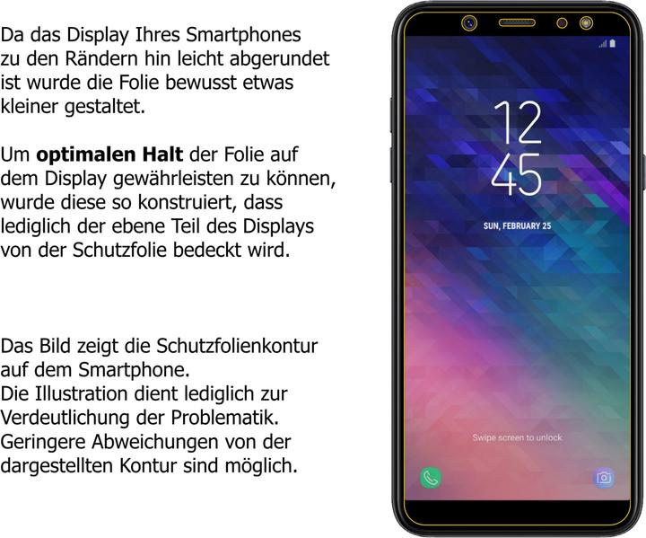 Immagine prodotto Dipos Pellicola Protettiva (2 Pezzo/i, Samsung Galaxy A6)