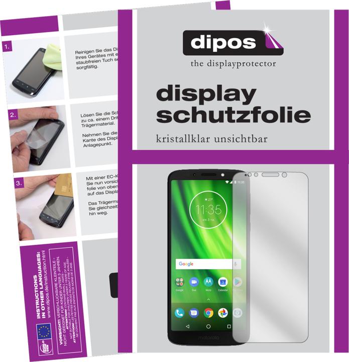 Image du produit Dipos Film de Protection d’écran Crystalclear (2 pièce(s), Motorola Moto G6 Play)