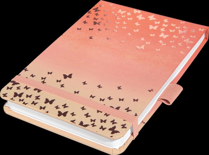 Image du produit Jolie Bloc-notes A6+ dotted, pêche (Pointillés, Couverture rigide)