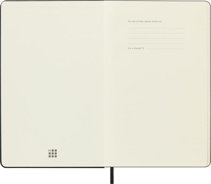 Actual product image Moleskine Agenda commercial Hard Cover Weekly (A5, English)