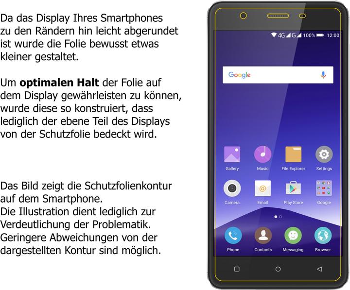 Produktbild Dipos Displayschutzfolie Antireflex (6 Stück, Mobistel Cynus F10)