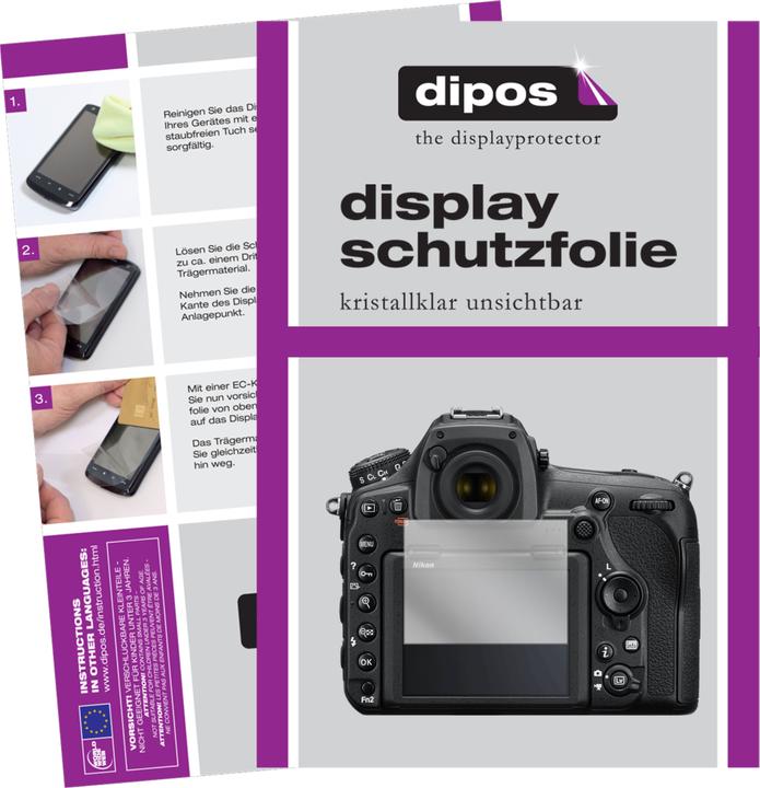 Dipos Displayschutzfolie Crystalclear (Displayschutz, Nikon D850)