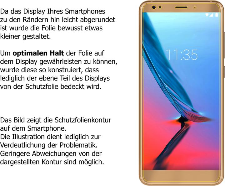 Image du produit Dipos Film de Protection d’écran Crystalclear (2 pièce(s), ZTE Blade V9)