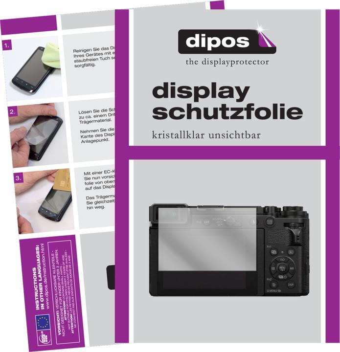 Actual product image Dipos Screen Protector Crystalclear (Screen protector, Panasonic Lumix DC-GX9)