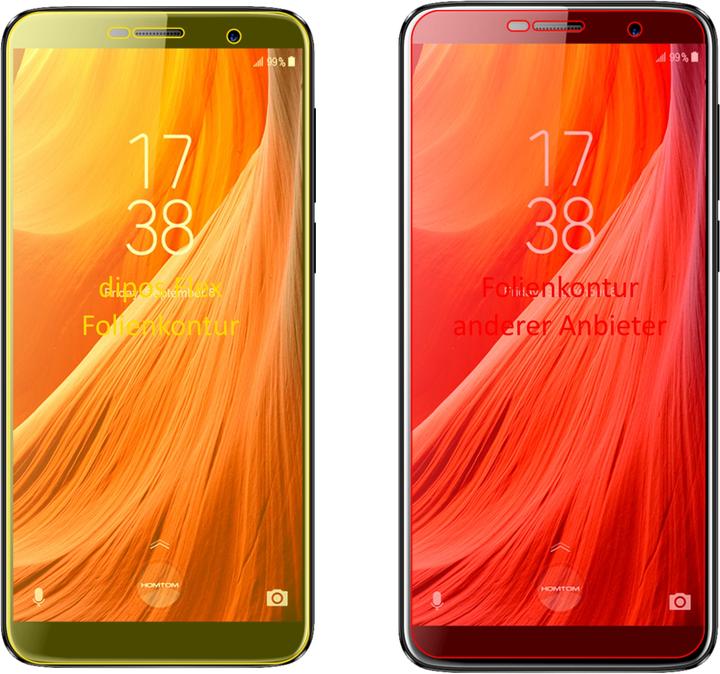Image du produit Dipos Film de Protection d’écran Full-Cover 3D (3 pièce(s), Homtom s7)