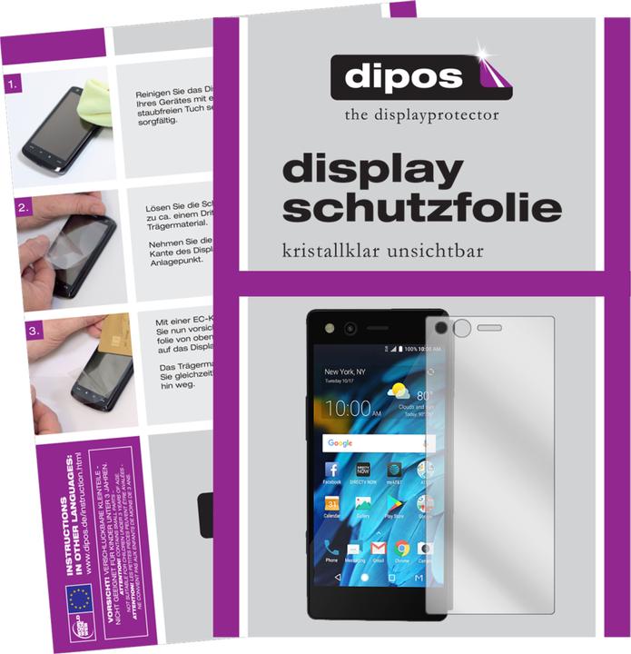 Image du produit Dipos Film de Protection d’écran Crystalclear (6 pièce(s), ZTE Axon M)