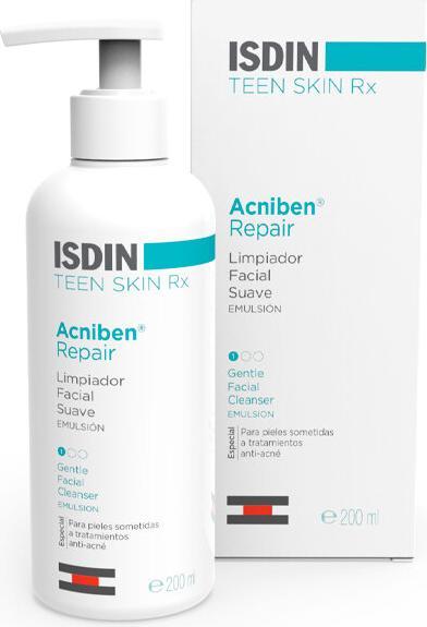 Actual product image Isdin Acniben Rx cleansing emulsion 200ml (Cleansing lotion, 180 ml)