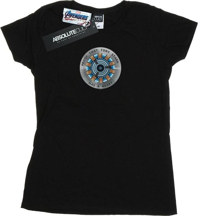 Avengers Endgame Tony Stark Herz Baumwolle TShirt