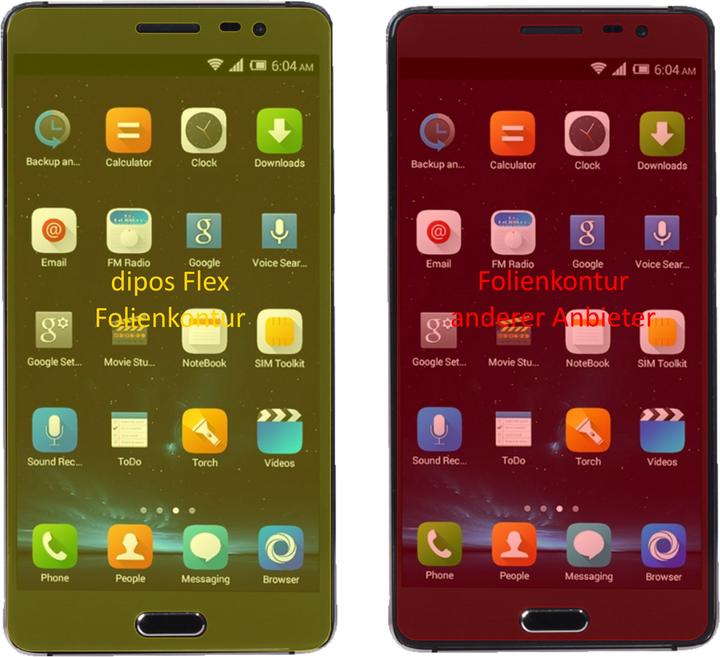 Immagine prodotto Dipos Pellicola Protettiva Full-Cover 3D (2 Pezzo/i, Elephone P8 Pro)