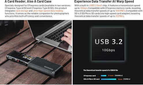 Image du produit Pgytech CreateMate type B (USB 3.2 Gen 2)