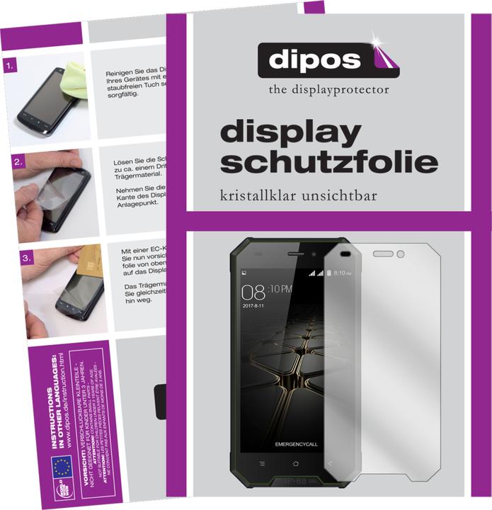 Image du produit Dipos Film de Protection d’écran Crystalclear (2 pièce(s), Blackview BV4000 Pro)