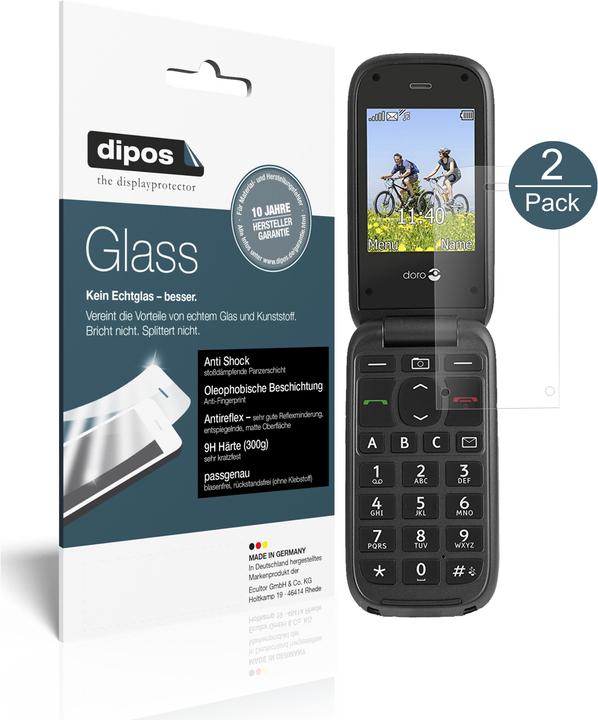 Produktbild Dipos Displayschutz Anti-Shock (1 Stück, Doro PhoneEasy 613)