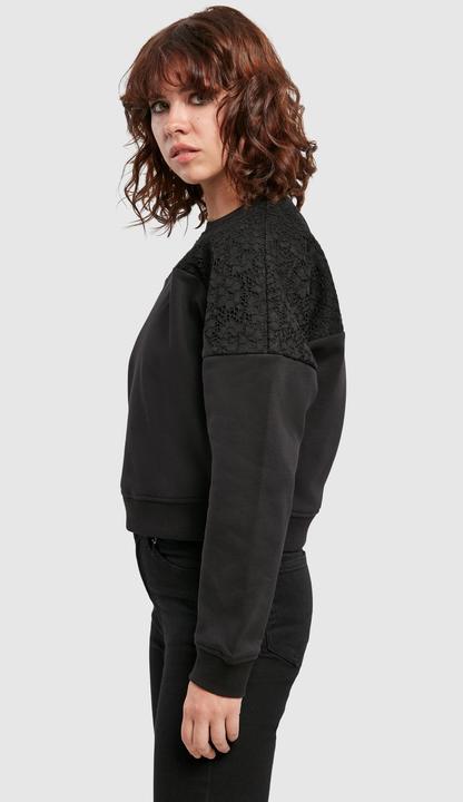 Produktbild Urban Classics Ladies Short Oversized Lace Inset Crew (5XL)