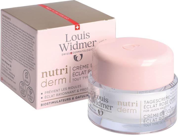 Image du produit Widmer Louis Nutriderm Tagescreme UV50 éclat rosé parfumiert 50 ml (50 ml, Crème de jour, SPF 50)