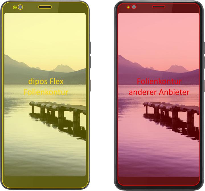 Produktbild Dipos Displayschutzfolie Full-Cover 3D (2 Stück, Gigaset GS370 Plus)