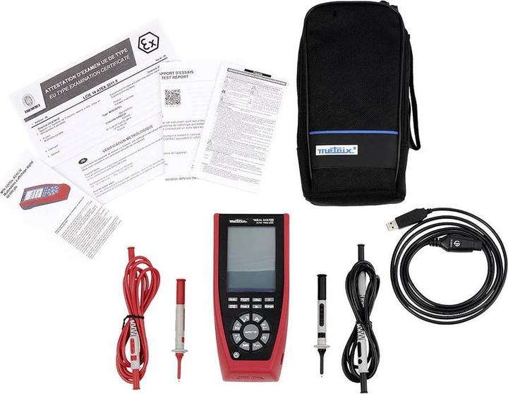 Immagine prodotto Metrix MTX 3297Ex Multimetro portatile digitale con protezione Ex CAT III 1000 V, CAT IV 6 (CAT IV 600V, CAT III 1000V)