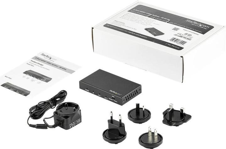 Immagine prodotto StarTech Splitter HDMI a 2 porte con HDR