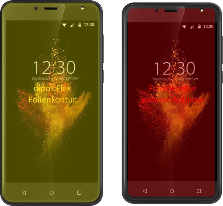 Actual product image Dipos Screen Protector Full-Cover 3D (3 Piece, Wieppo S6)