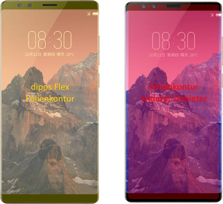 Immagine prodotto Dipos Pellicola Protettiva Full-Cover 3D (3 Pezzo/i, ZTE Nubia Z17S)