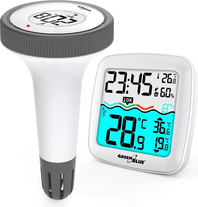 Actual product image Greenblue Pool thermometer with GB216 weather station