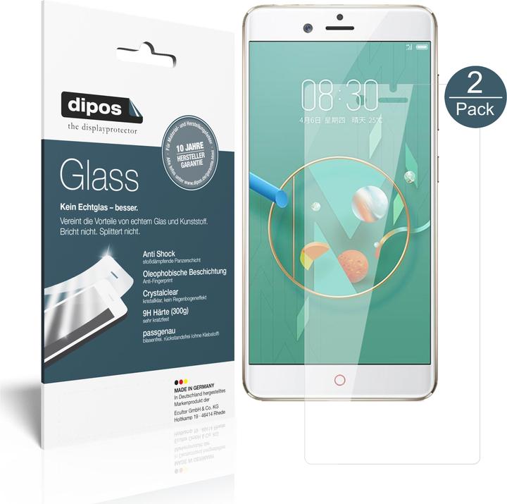 Produktbild Dipos Displayschutz Anti-Shock (2 Stück, ZTE Nubia Z17 Mini S)
