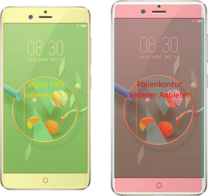Immagine prodotto Dipos Pellicola Protettiva Full-Cover 3D (3 Pezzo/i, ZTE Nubia Z17 Mini S)