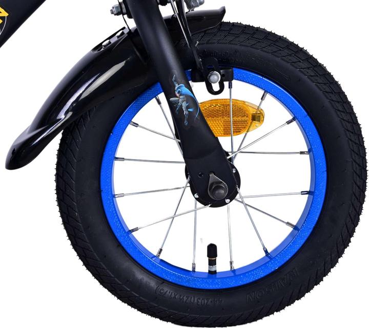 Produktbild Batman 12-Zoll-Kinderfahrrad schwarz - Sicherheit, Komfort und Spass für jedes Kind! (12")