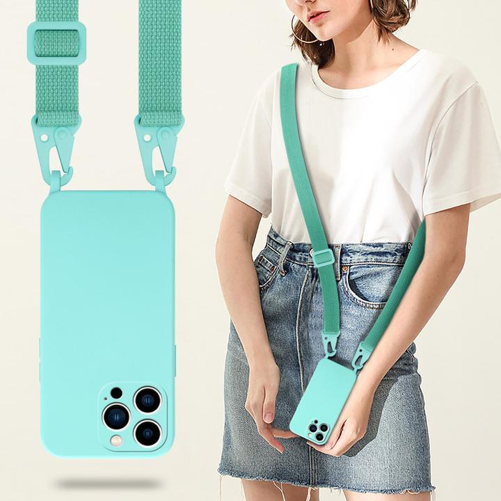 Produktbild Cadorabo Handykette für Apple iPhone 14 PRO MAX im TPU Handy Kette Liquid Style (Apple iPhone 14 Pro Max)