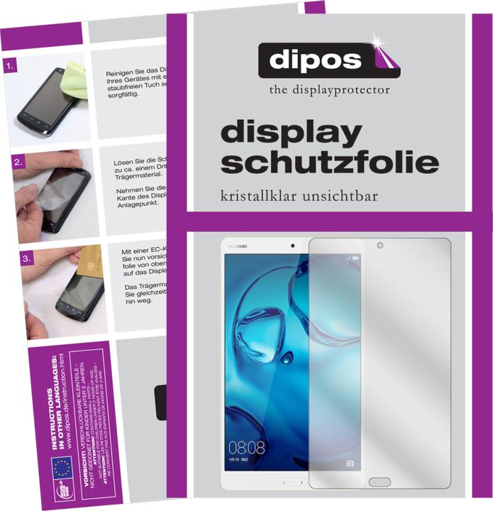Image du produit Dipos Film de Protection d’écran Crystalclear (2 pièce(s), Huawei MediaPad M3 Lite 10)