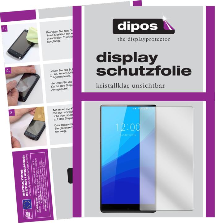 Actual product image Dipos Screen Protector Crystalclear (2 Piece, Umidigi Crystal Plus)